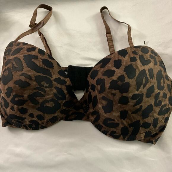 Nine West Intimates Leopard Print Bra 36C NEW  Animal Print Mobwife Dopamine - Picture 3 of 8